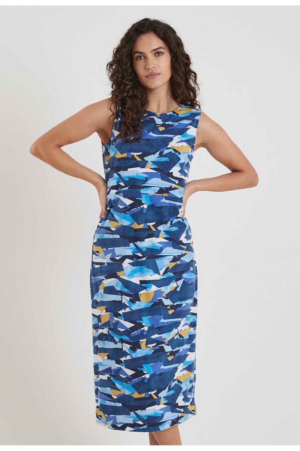 CIARA DRESS | COL=BLUE
