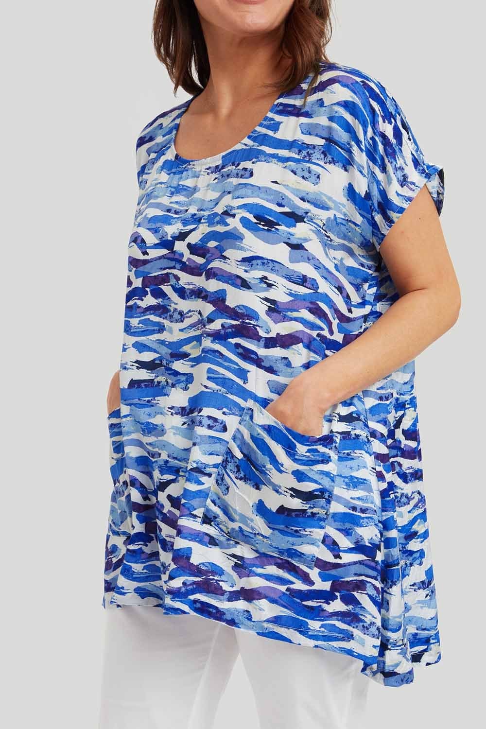 COLEEN TUNIC | COL=BLUE