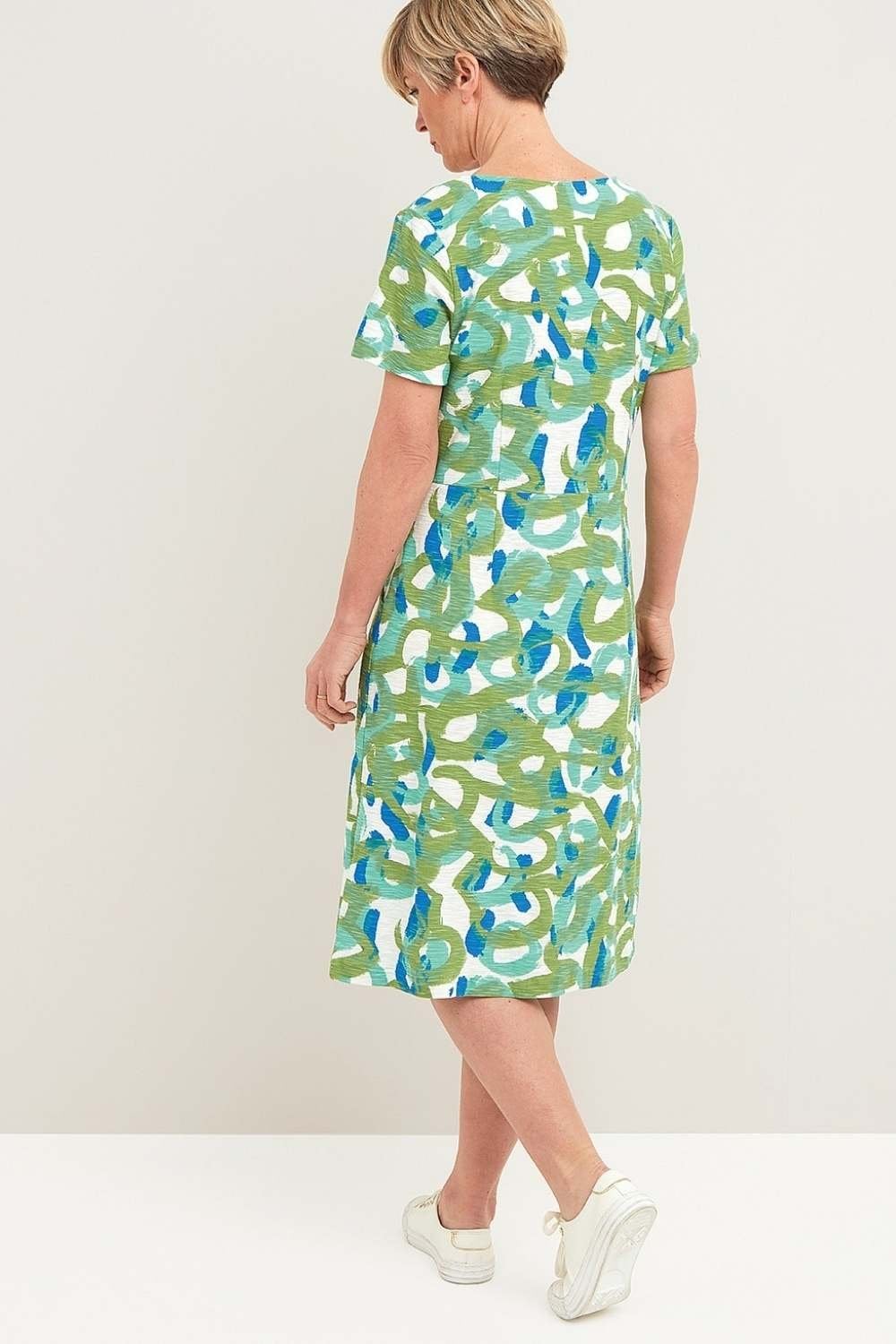 CROP CIRCLE ARK DRESS | COL=GREEN