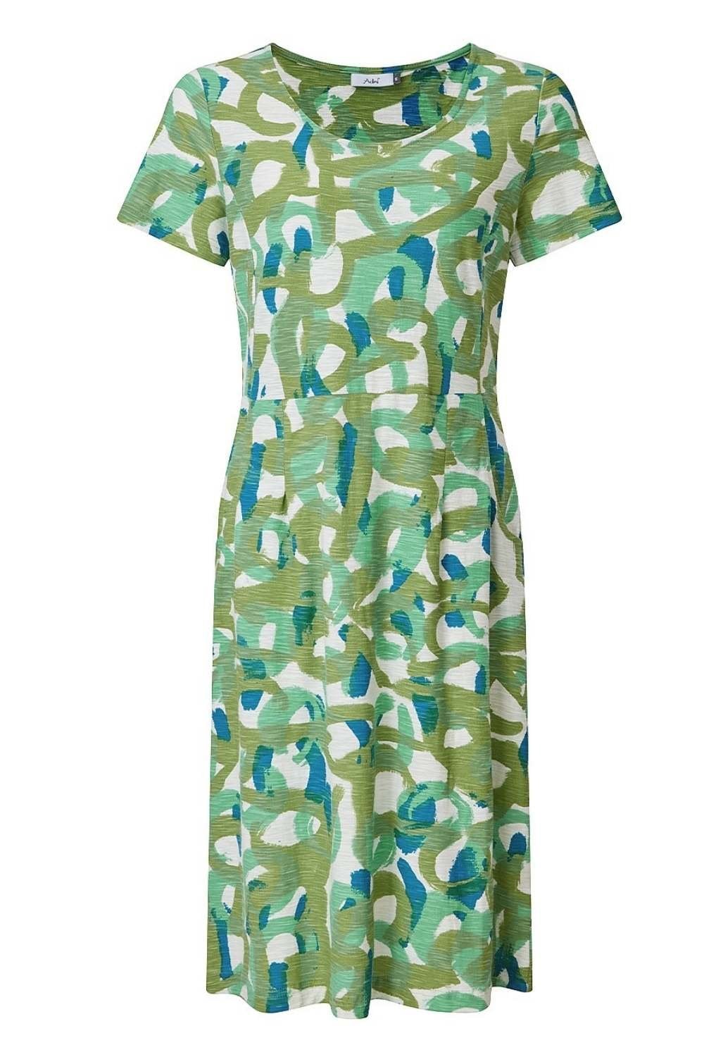 CROP CIRCLE ARK DRESS | COL=GREEN