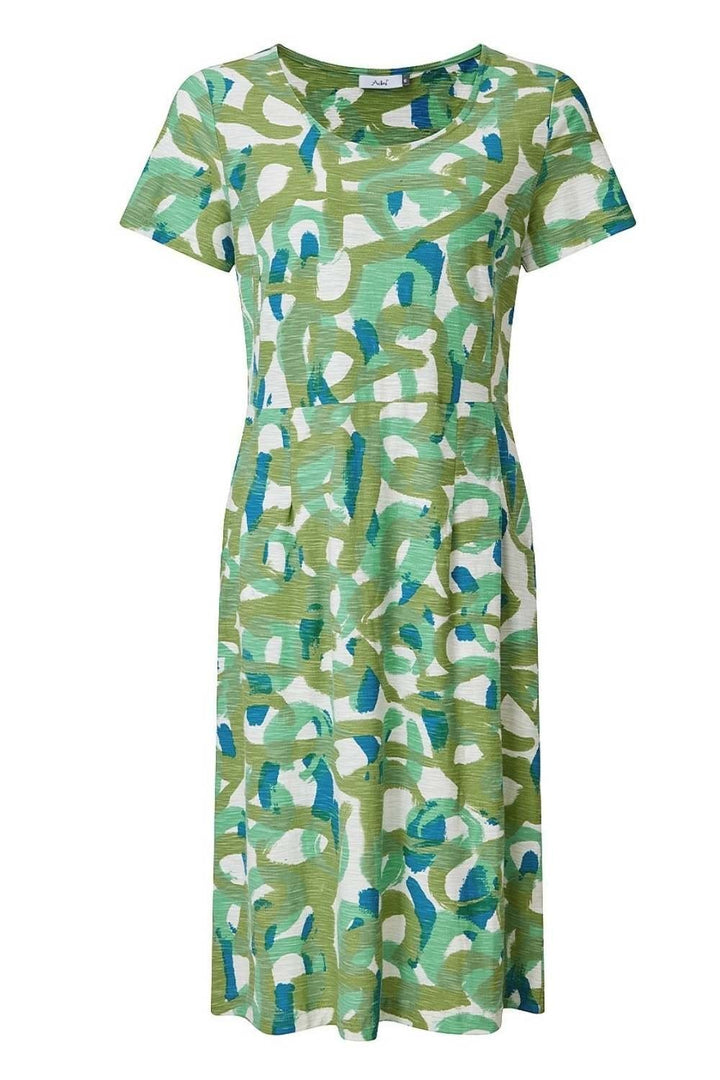 CROP CIRCLE ARK DRESS | COL=GREEN
