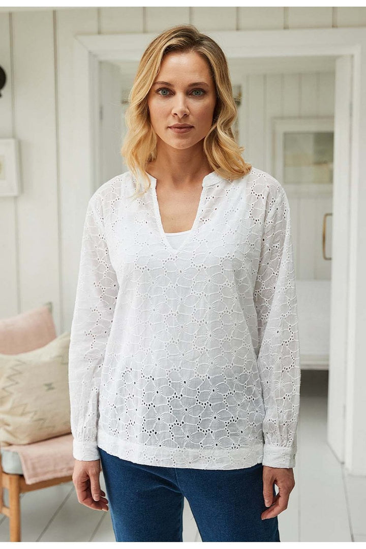 DAHLIA BLOUSE | COL=WHITE
