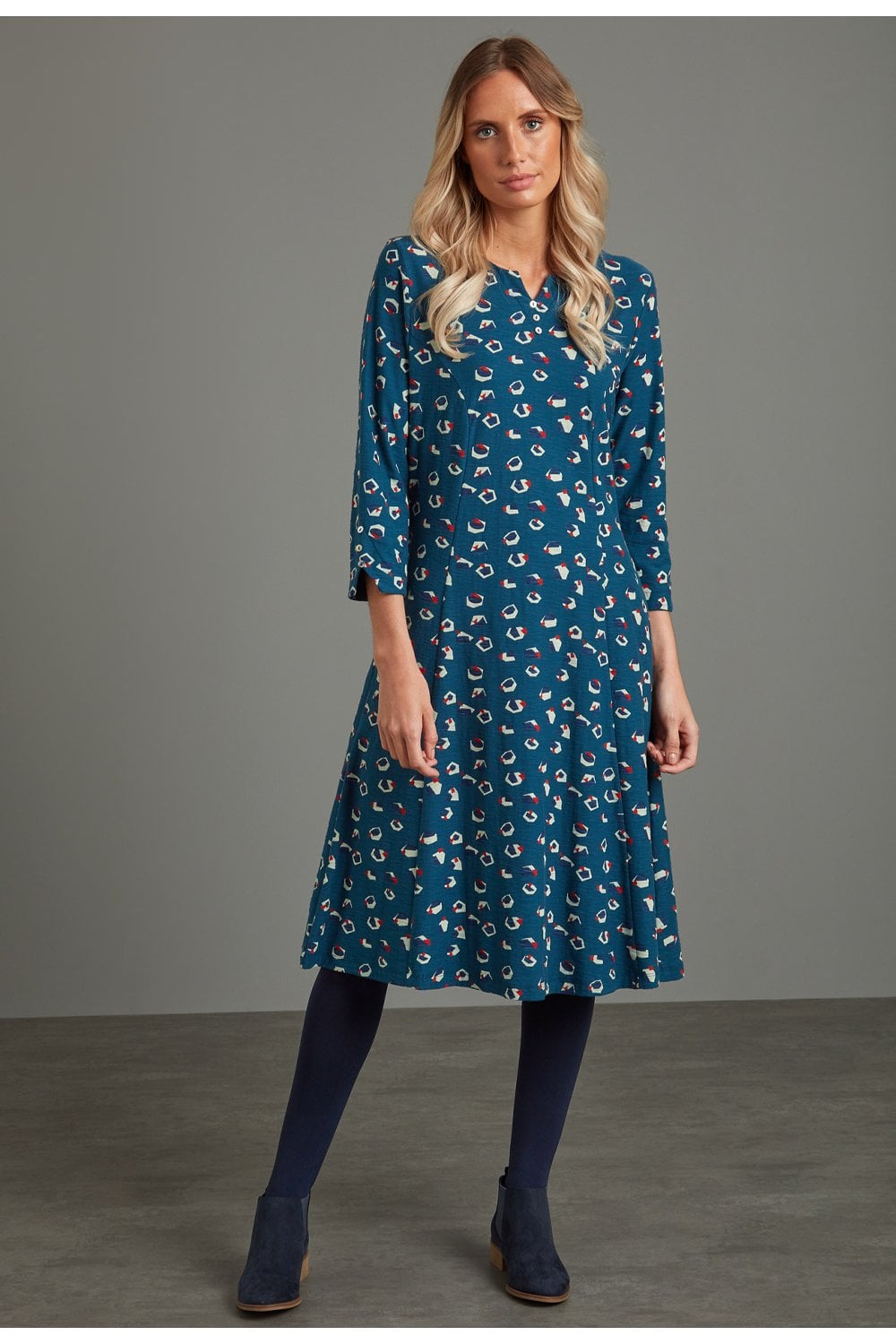 DAWN DRESS | COL=TEAL