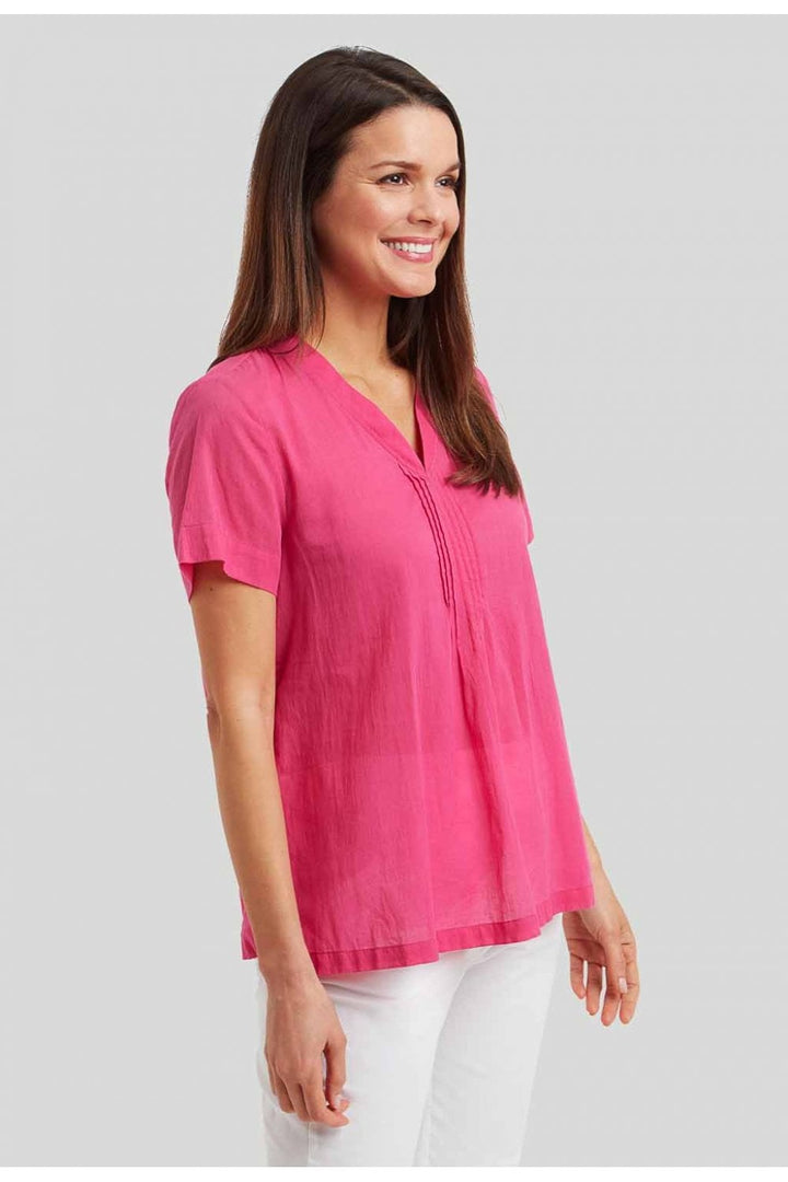 DEBBIE TOP | COL=BRIGHT PINK