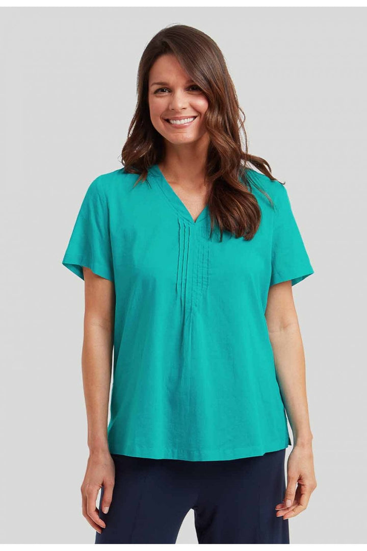 DEBBIE TOP | COL=DEEP TURQ