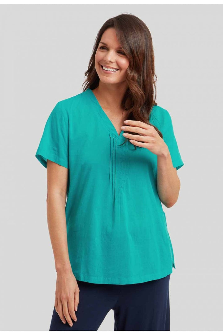 DEBBIE TOP | COL=DEEP TURQ