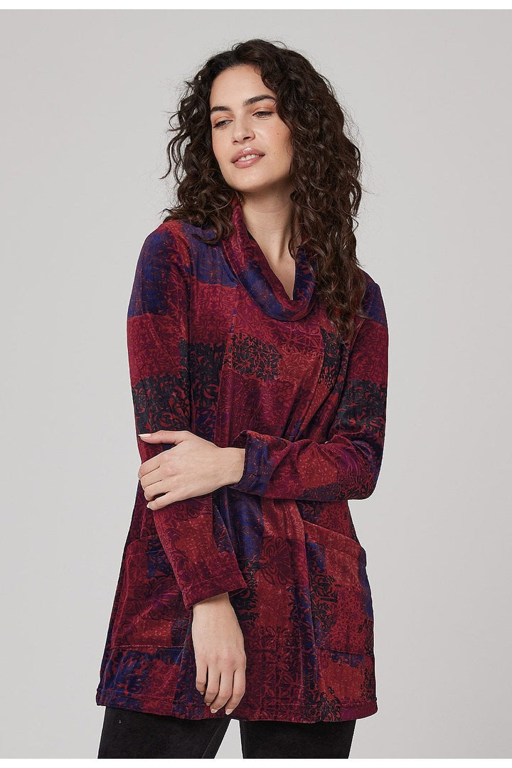 DITA TUNIC | COL=PLUM