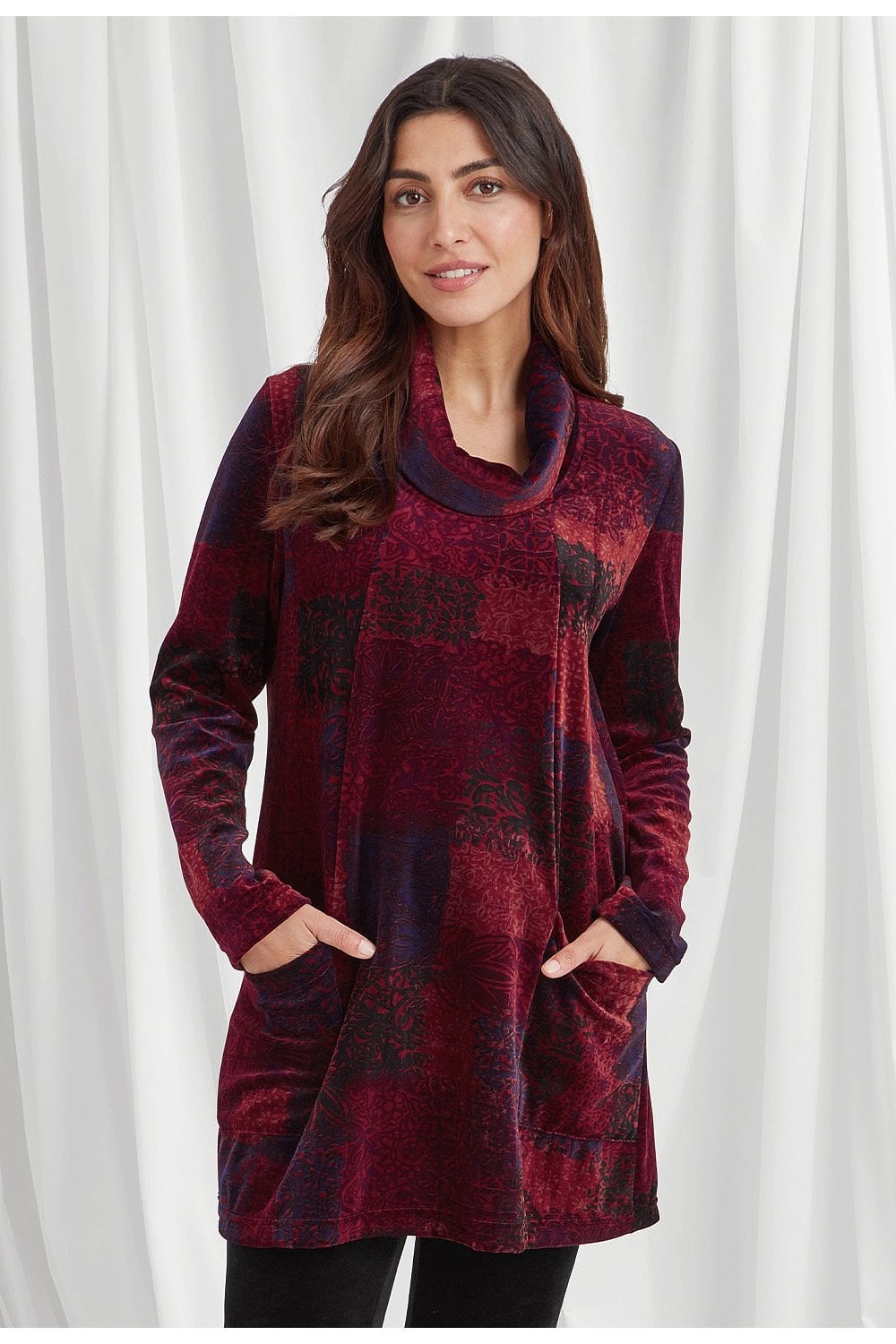DITA TUNIC | COL=PLUM