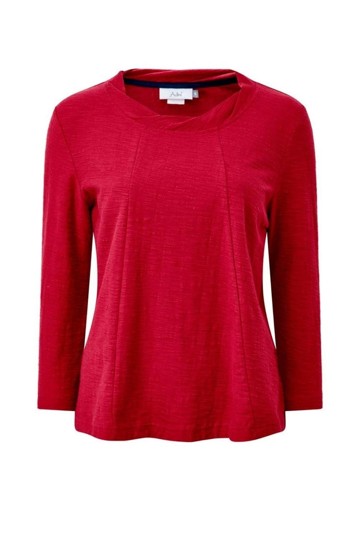 DONNA TOP SOLID SLUB | COL=CHERRY