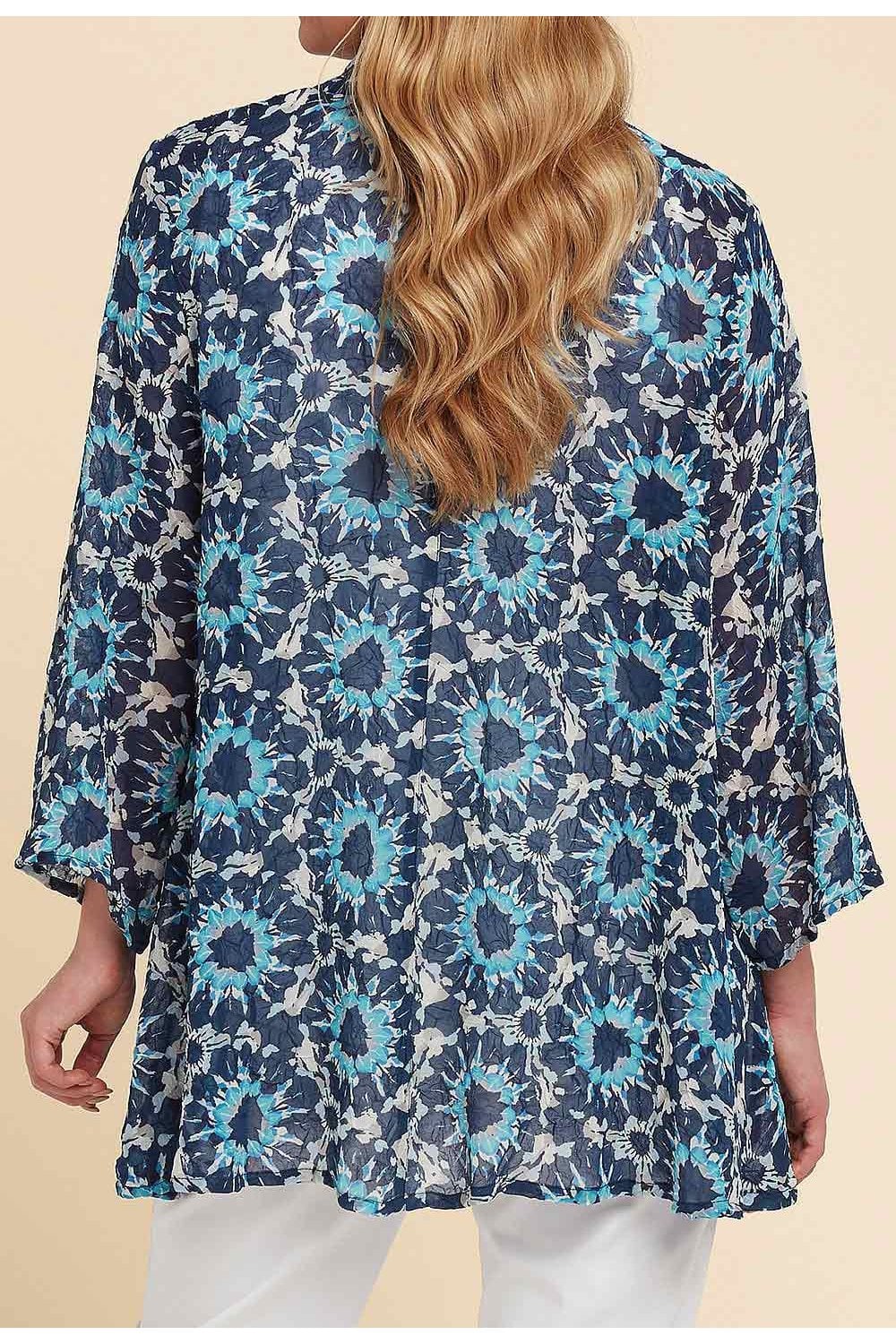 DORA KIMONO MAIKU PRINT | COL=BLUE