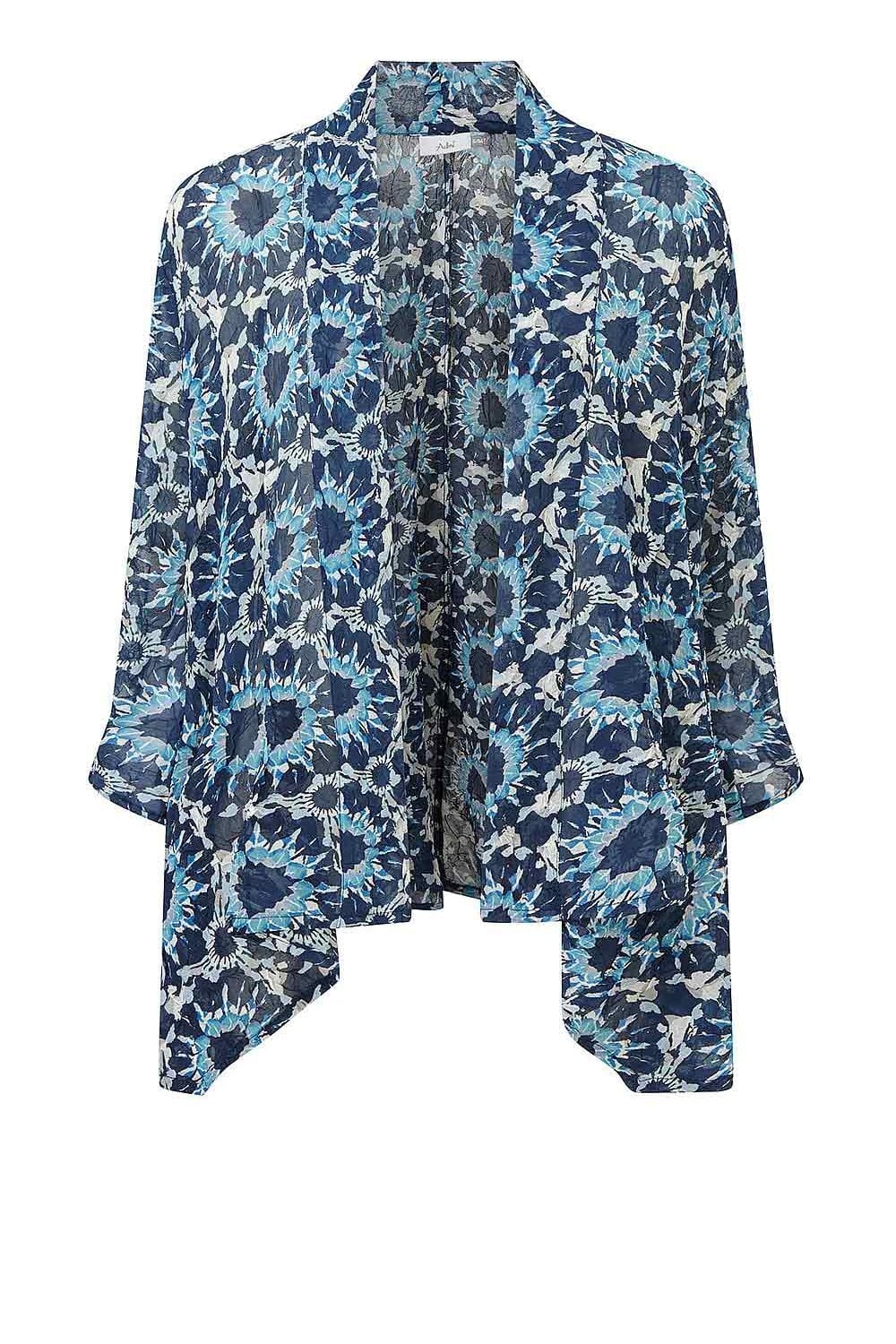 DORA KIMONO MAIKU PRINT | COL=BLUE