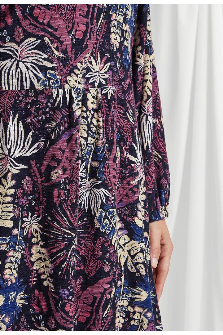 ELEANOR DRESS FOREST PRINT | COL=MULTI