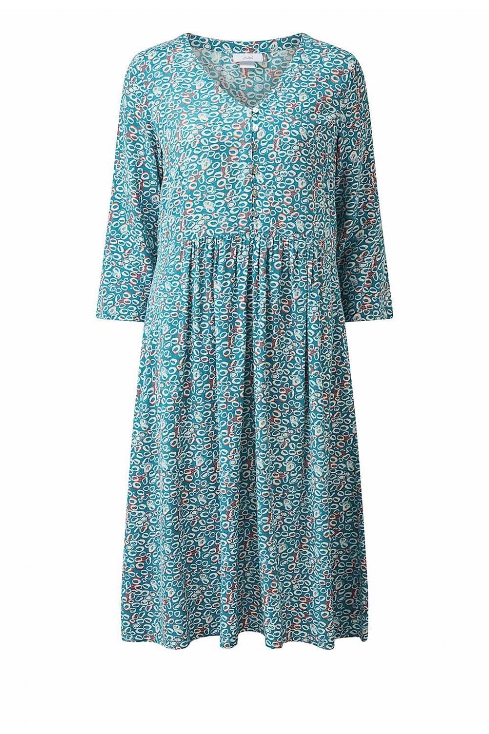 ELISE DRESS | COL=PEACOCK