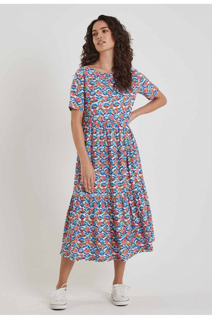 EMILY DRESS IRINA PRINT | COL=MULTI