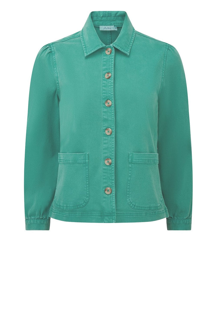 EVERLYN STRETCHED TWILL JACKET | COL=ALHAMBRA