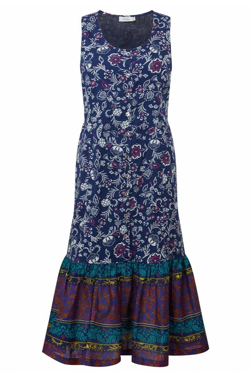 FIONA DECORATIVE FLORAL DRESS | COL=MULTI