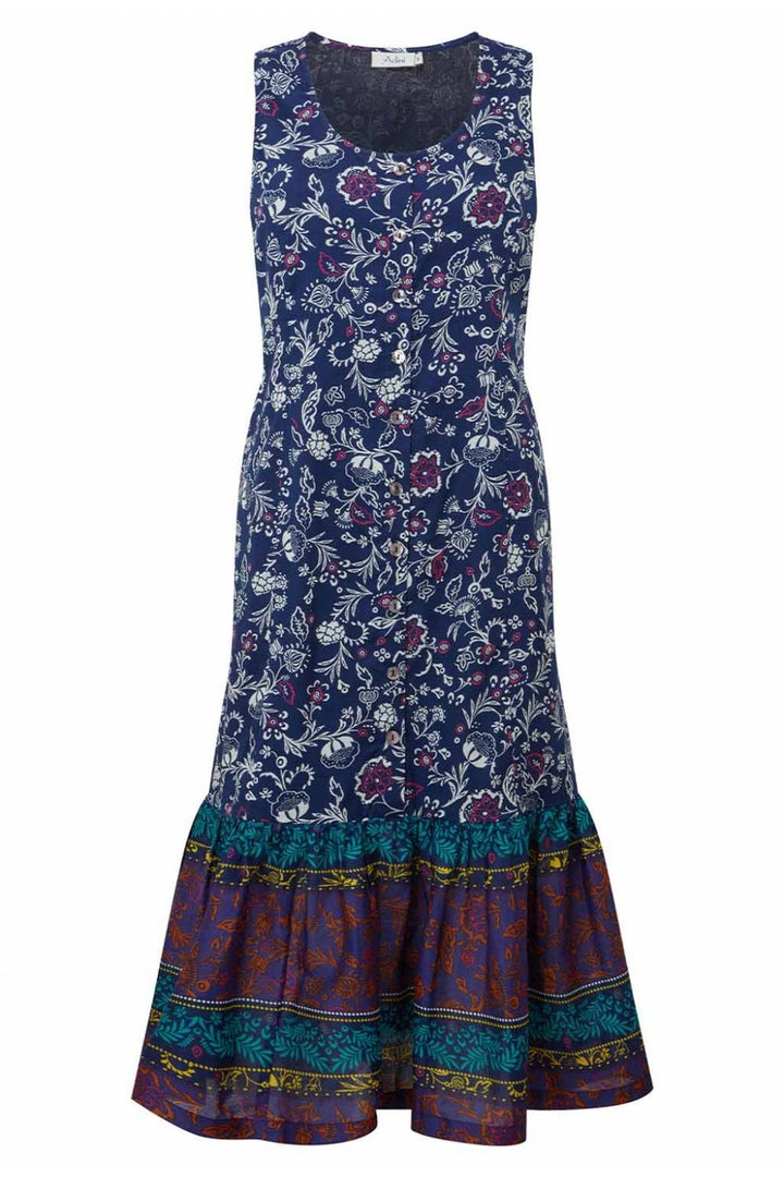 FIONA DECORATIVE FLORAL DRESS | COL=MULTI