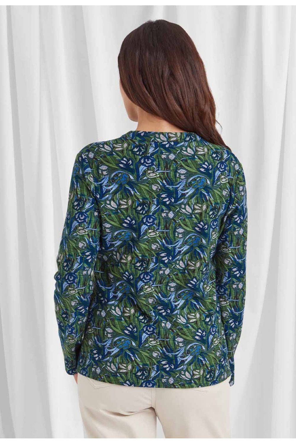 FREYA TOP CROCUS PRINT | COL=MULTI