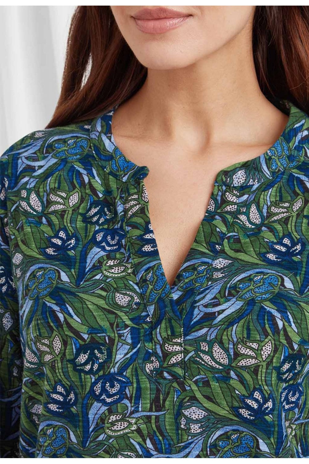 FREYA TOP CROCUS PRINT | COL=MULTI