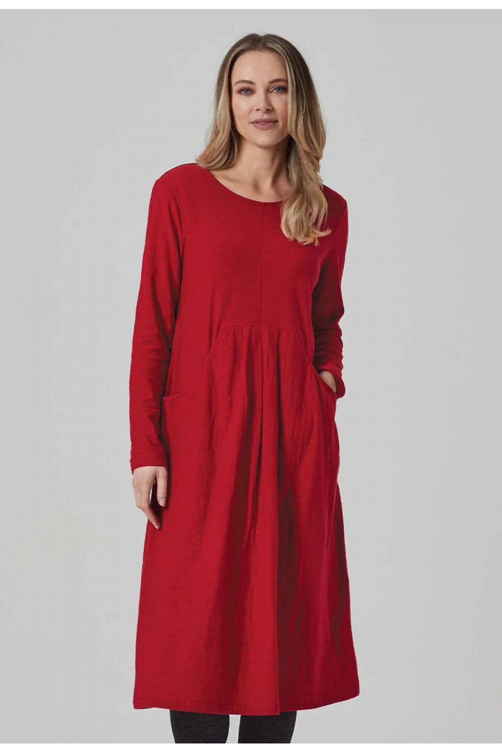 HAILEY DRESS | COL=CHILLI