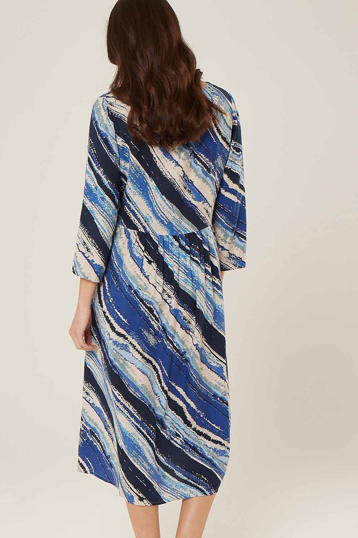 HARPER DRESS | COL=BLUE