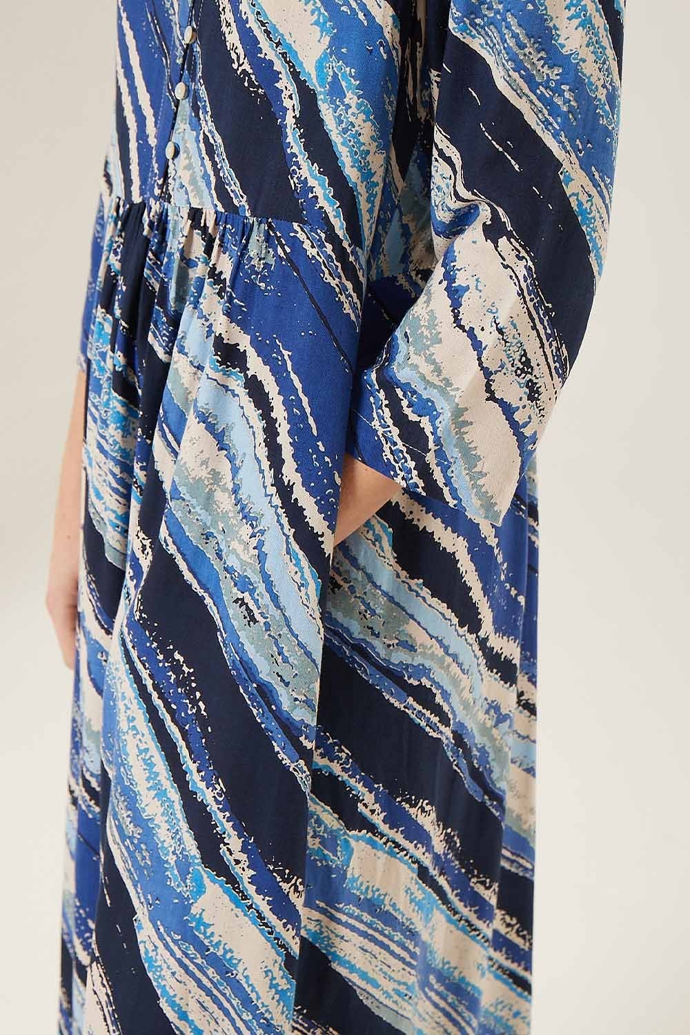 HARPER DRESS | COL=BLUE