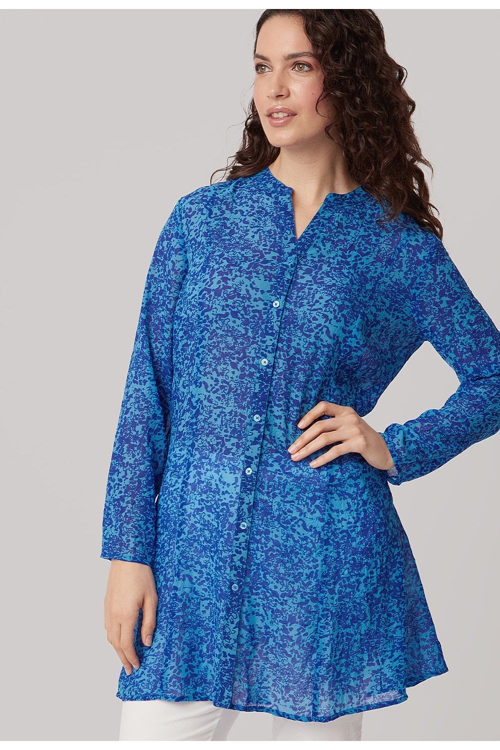 HOLLIE TUNIC | COL=BLUE