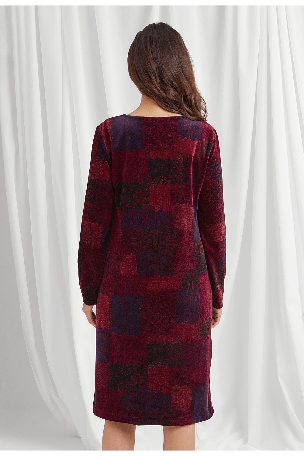 IMANI DRESS | COL=PLUM
