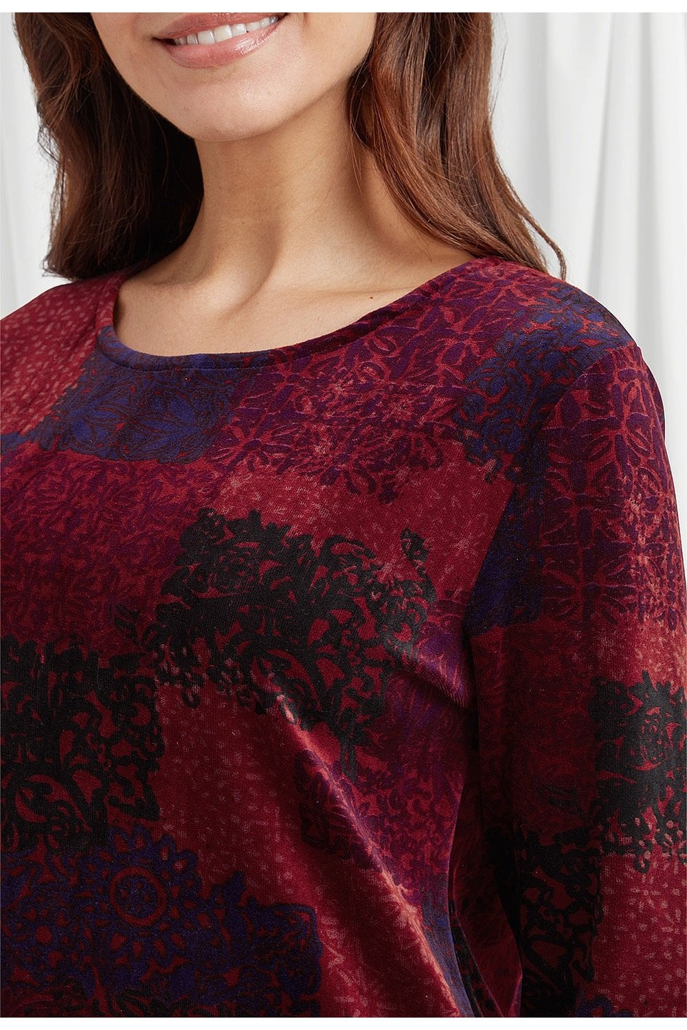 IMANI DRESS | COL=PLUM