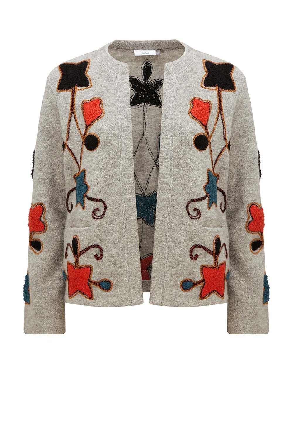 IOANA JACKET AVIEMORE KNIT | COL=CHARCOAL