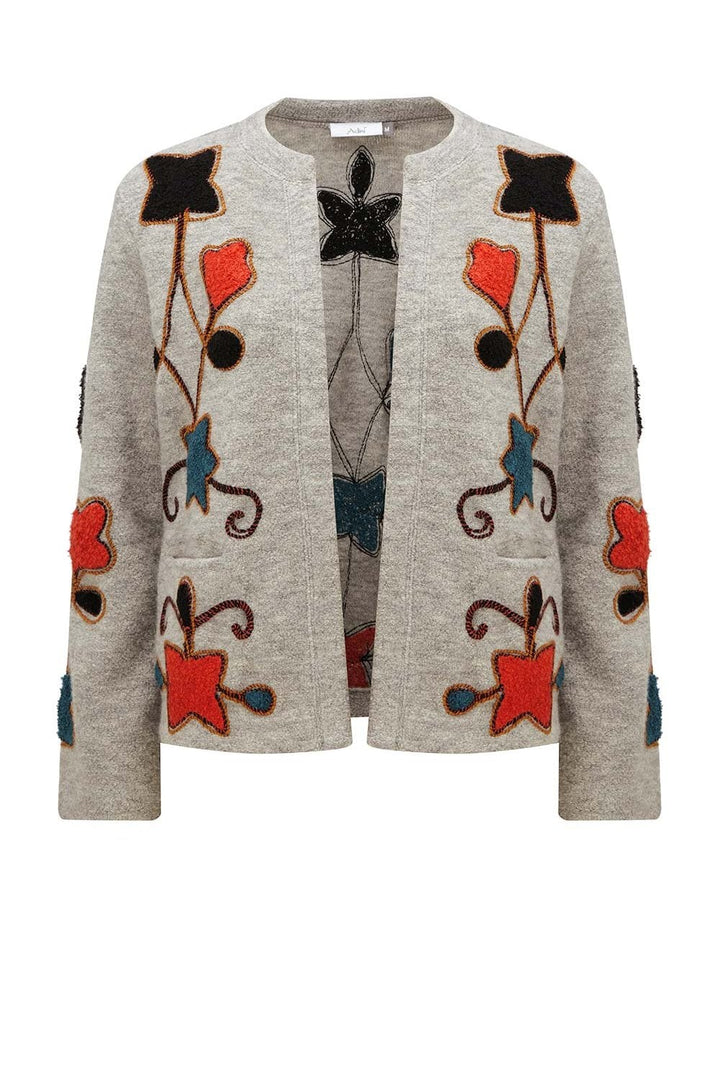 IOANA JACKET AVIEMORE KNIT | COL=CHARCOAL