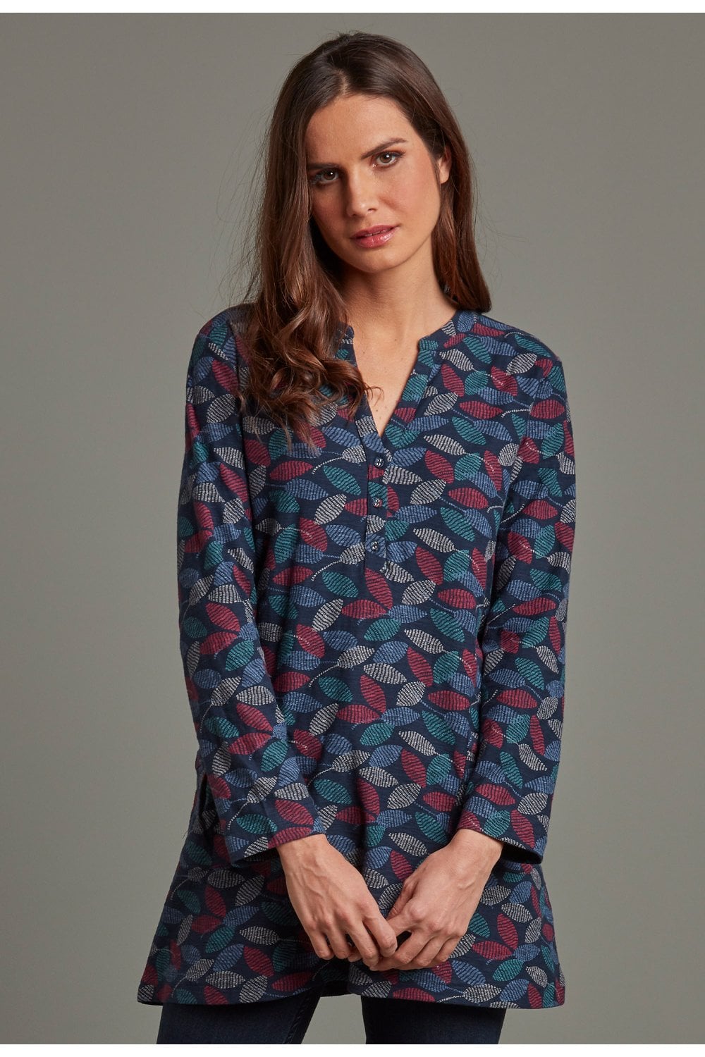 IRMA TUNIC | COL=NAVY