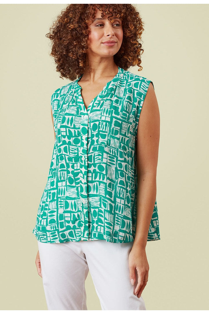 ISHA SHIRT | COL=OCEAN MARINE