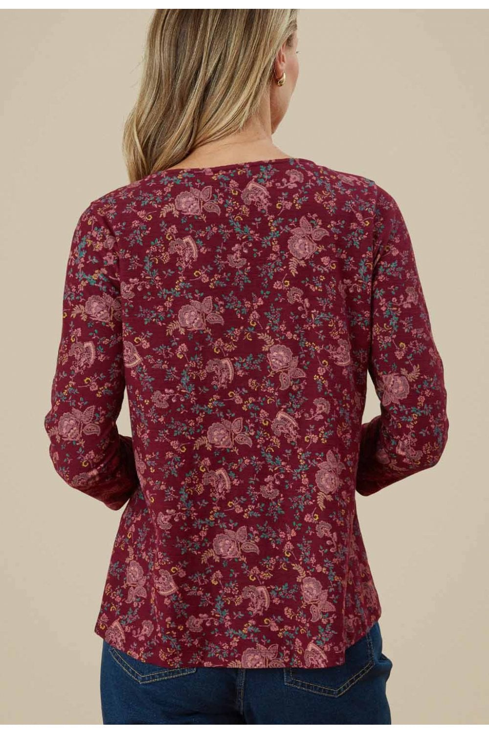 ISSY TOP | COL=WINDSOR WINE