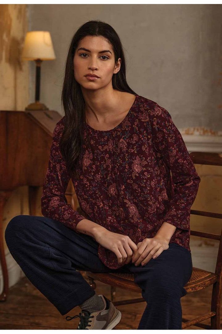 ISSY TOP | COL=WINDSOR WINE