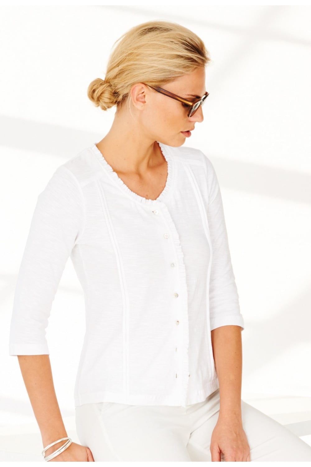 JADE CARDIGAN | COL=COBALT,FIESTA PINK,LIME,WHITE