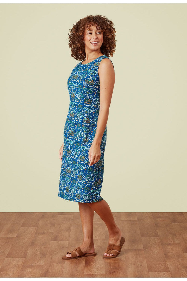 JUNIPER DRESS LOTUS PRINT DRESS | COL=MULTI