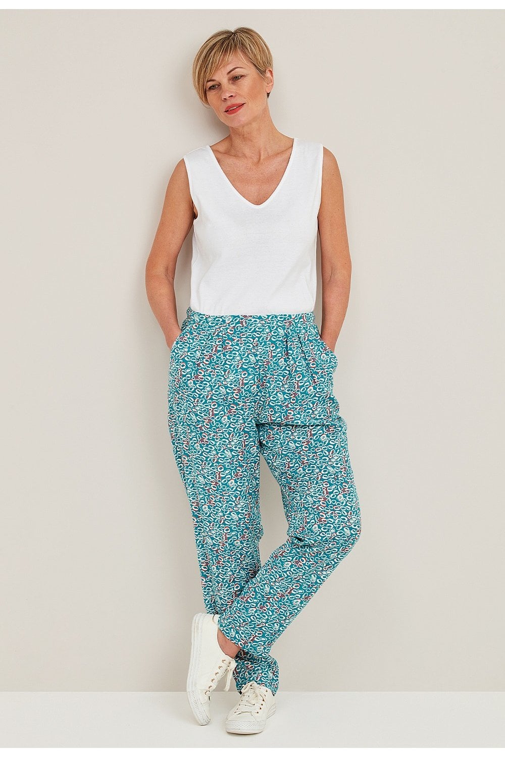 KADY TROUSER | COL=PEACOCK