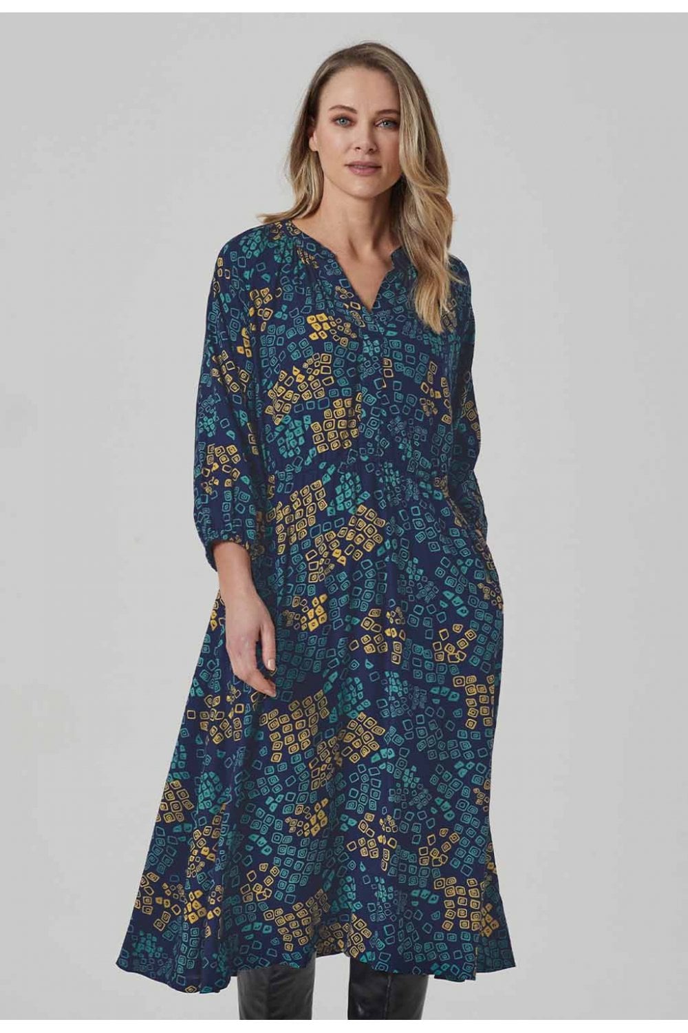 KARIN DRESS | COL=NAVY