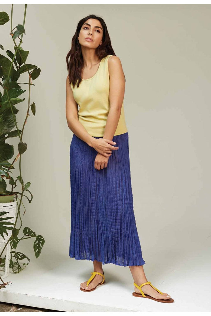 KAY SKIRT | COL=INDIGO
