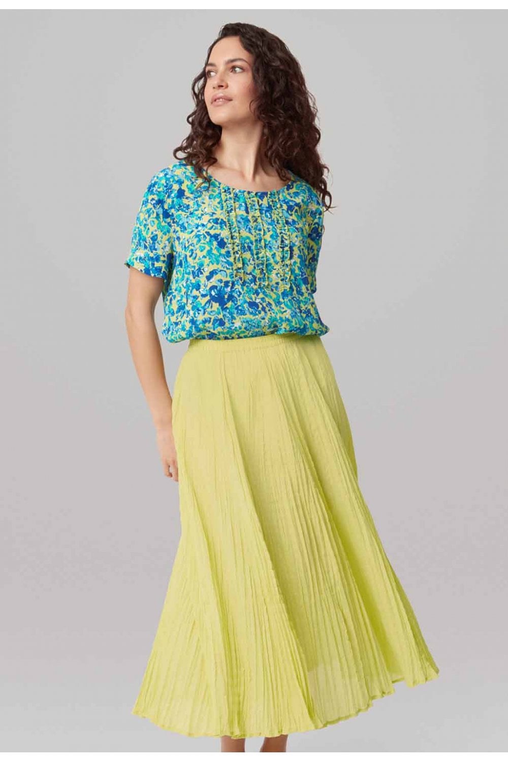 KAY SKIRT | COL=LIME