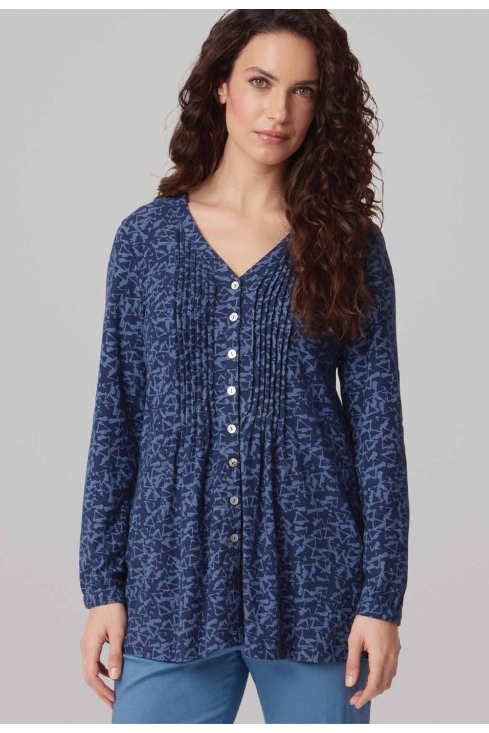 KAYE TUNIC | COL=BLUE