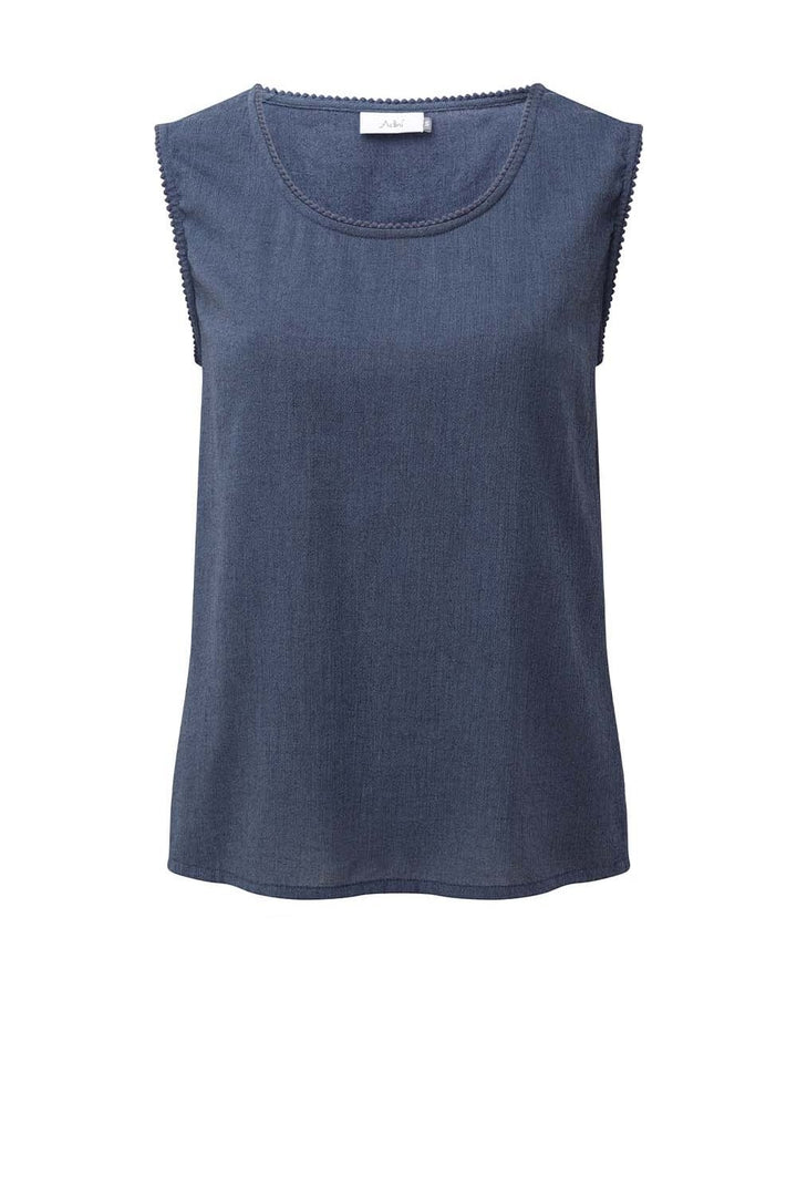 KILA VEST DENIM CREPE | COL=DENIM