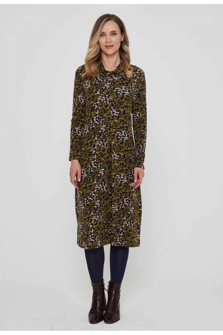 KYLIE DRESS | COL=GREEN