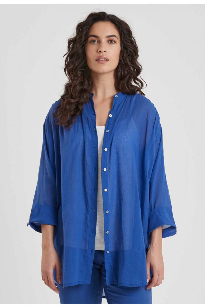 LACY TUNIC | COL=COBALT