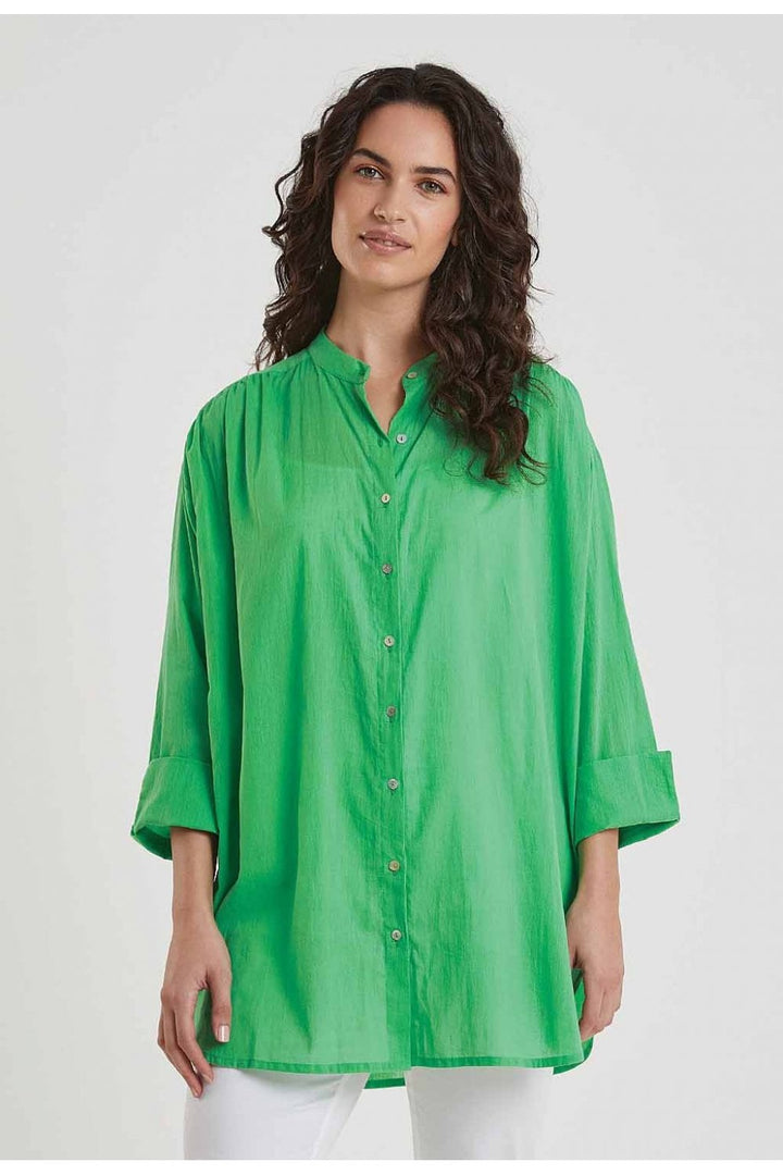 LACY TUNIC | COL=ISLAND GREEN