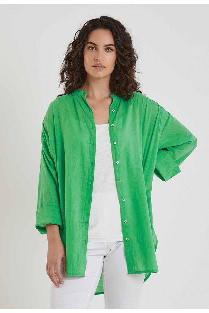LACY TUNIC | COL=ISLAND GREEN