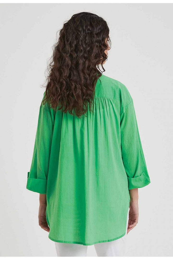 LACY TUNIC | COL=ISLAND GREEN