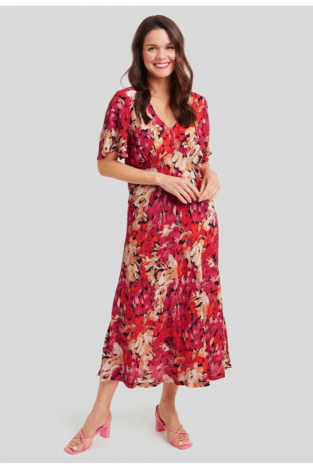 LEVANA DRESS | COL=PINK