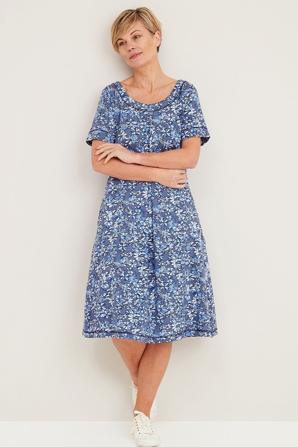 LILY DRESS | COL=INDIGO
